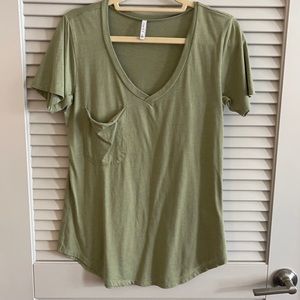 Z Supply Green pocket tee